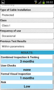 RISK Calculator screenshot 1