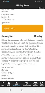 Metro Stars Gymnastics screenshot 2
