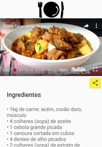 Receitas de Almoço Fáceis screenshot 0