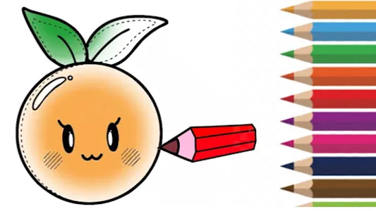 Kawaii Food Coloring Book screenshot 0