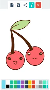 Kawaii Food Coloring Book screenshot 2