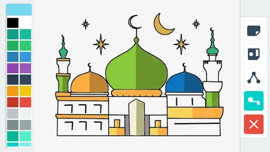 Mewarnai Masjid Islam screenshot 4