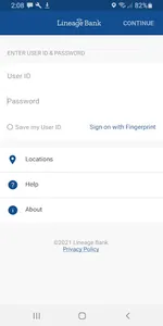 Lineage Bank screenshot 1
