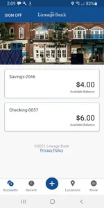 Lineage Bank screenshot 2