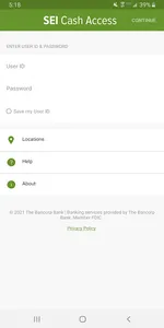 SEI Cash Access screenshot 0