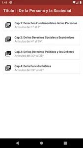 Constitución Política del Perú screenshot 1