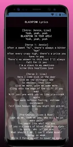 BLACKPINK Lyrics screenshot 4
