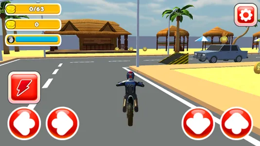 Moto Bike Rally: Beach Jumping screenshot 9