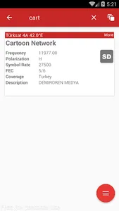Turksat Frequency List screenshot 4