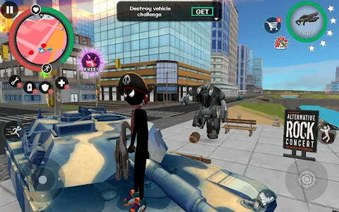 Stickman Rope Hero 2 screenshot 5