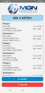 MGN SHIPMENT TRACKER screenshot 0