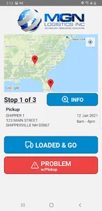 MGN SHIPMENT TRACKER screenshot 1