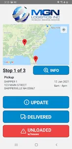 MGN SHIPMENT TRACKER screenshot 2