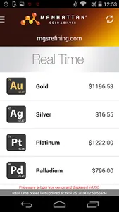 Precious Metal Prices screenshot 2