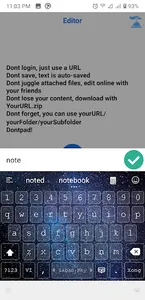Dontpad - NonAuth text sharing screenshot 9