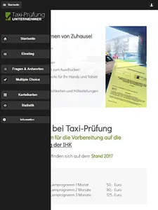 Taxi-Prüfung Unternehmerschein screenshot 8