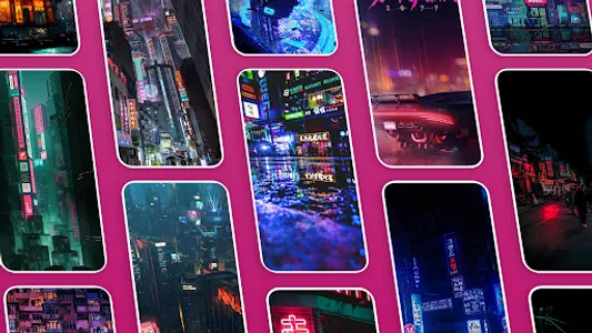 Cyberpunk Aesthetic Wallpaper screenshot 0