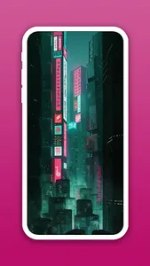 Cyberpunk Aesthetic Wallpaper screenshot 4