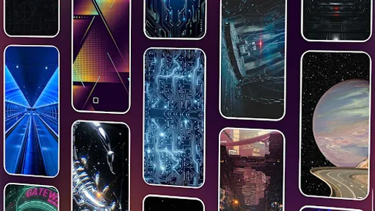 Futuristic Aesthetic Wallpaper screenshot 15