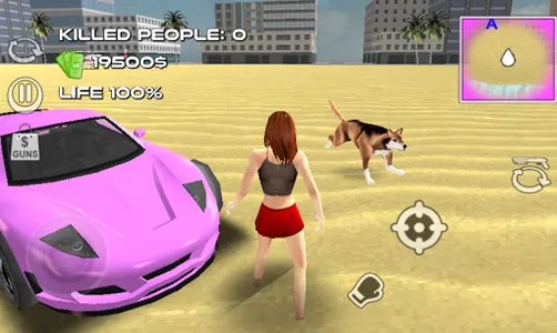 👧 Miami Crime Simulator Girl screenshot 4