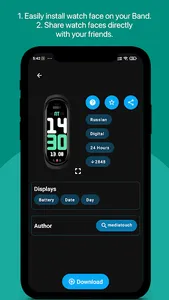 Mi Band 5 Watch Faces screenshot 1