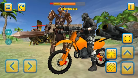 Motorbike Beach Fighter 3D screenshot 10