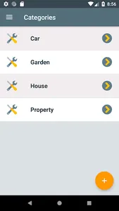 Maintenance Tracker screenshot 1