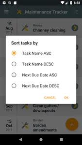 Maintenance Tracker screenshot 5