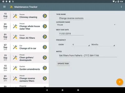 Maintenance Tracker screenshot 7