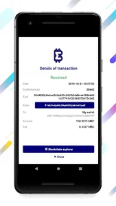 MBC Wallet - MicroBitcoin Wall screenshot 6