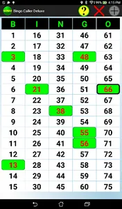 Bingo Caller Deluxe screenshot 9