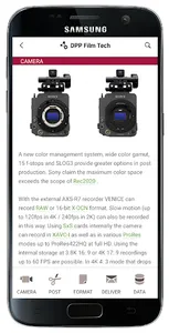 DPP Film Tech App screenshot 2
