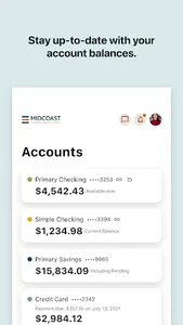 Midcoast FCU Mobile Banking screenshot 2