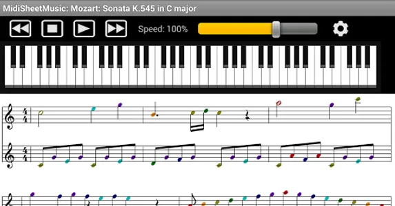 Midi Sheet Music screenshot 2