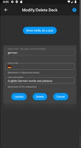 RepeatLearnGerman screenshot 2