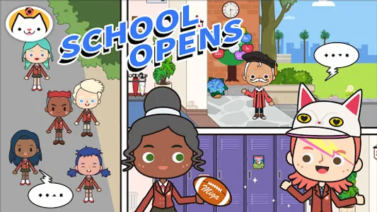 Miga Town: My School screenshot 0