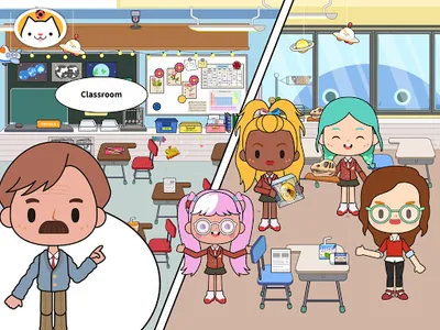 Miga Town: My School screenshot 11