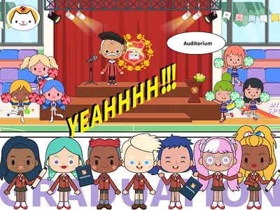 Miga Town: My School screenshot 14