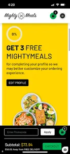 MightyMeals screenshot 0