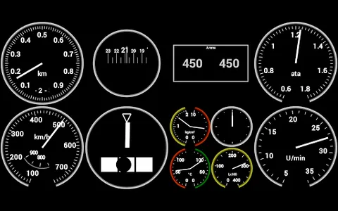 Bf109 / Fw190 Instruments screenshot 2