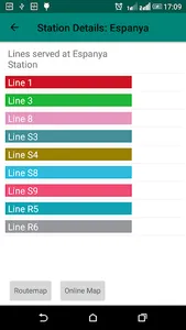 Barcelona Metro Route Planner screenshot 3