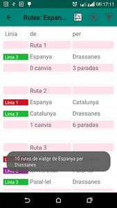 Barcelona Metro Route Planner screenshot 5