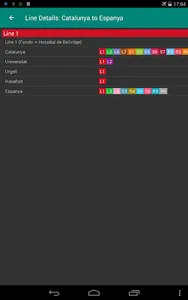 Barcelona Metro Route Planner screenshot 8