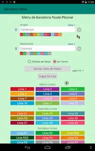 Barcelona Metro Route Planner screenshot 9