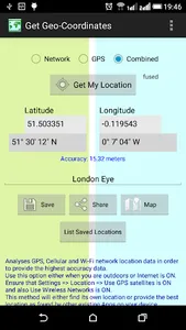 Get Geo-Coordinates screenshot 1
