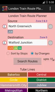 London Train Route Planner screenshot 4