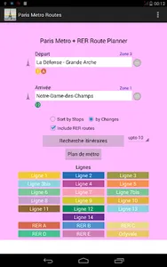 Paris Metro Route Planner screenshot 12