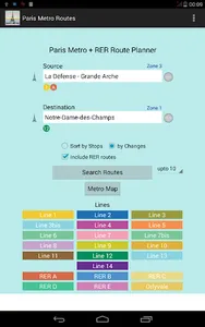 Paris Metro Route Planner screenshot 7