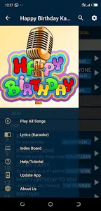 Happy Birthday Songs Karaoke screenshot 1