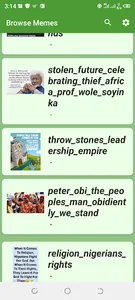 Peter Obi Memes - Memeology screenshot 0